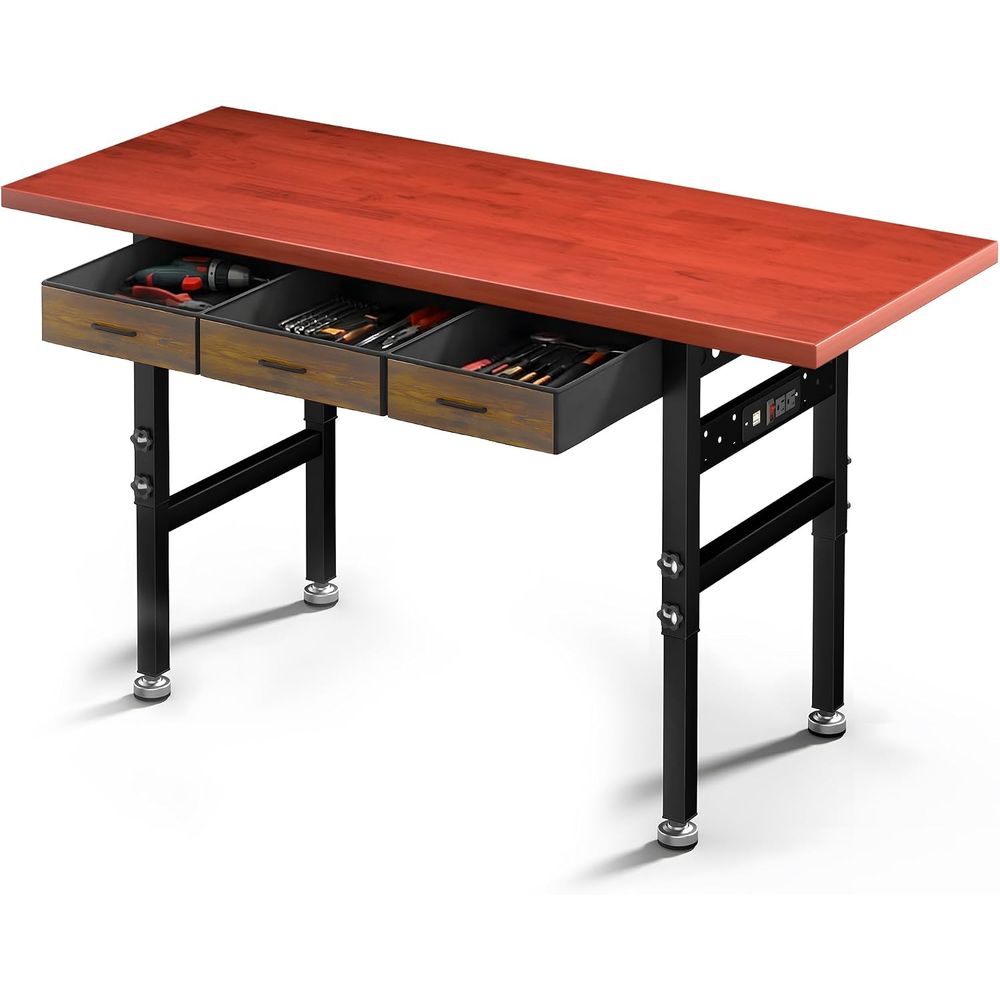 Woodworking Work Table - Biurko warsztatowe z regulowaną wysokością 60