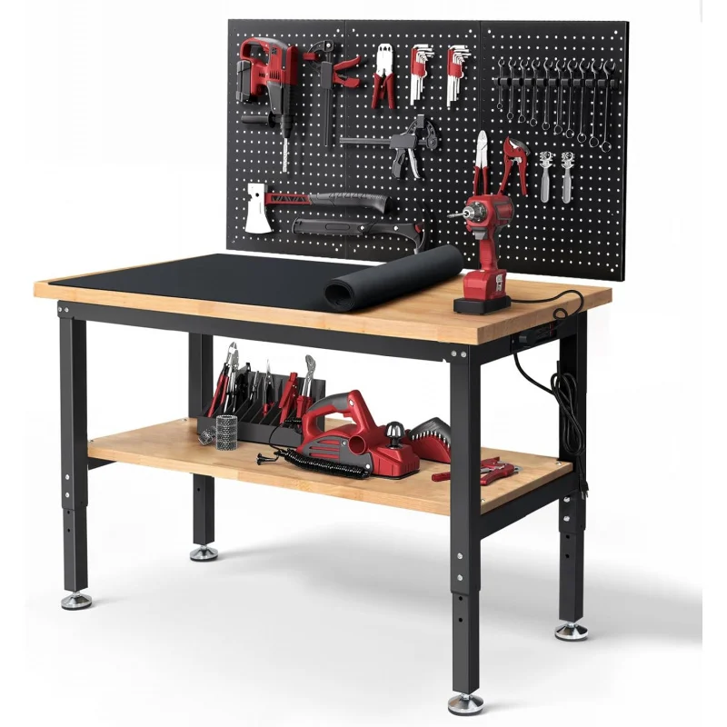 Woodworking Work Table - Stół roboczy do garażu z regulowaną