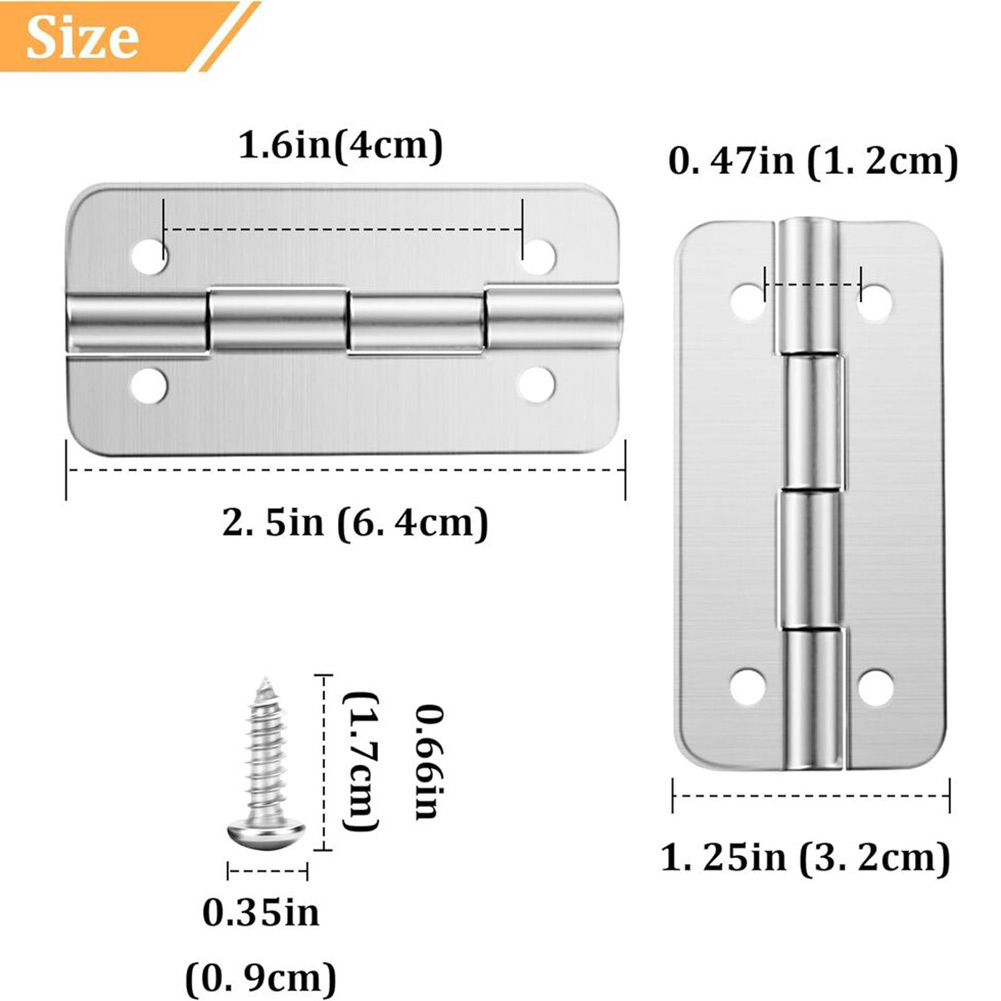 Woodworking Terms - Zawiasy do lodówek, stal nierdzewna 304,