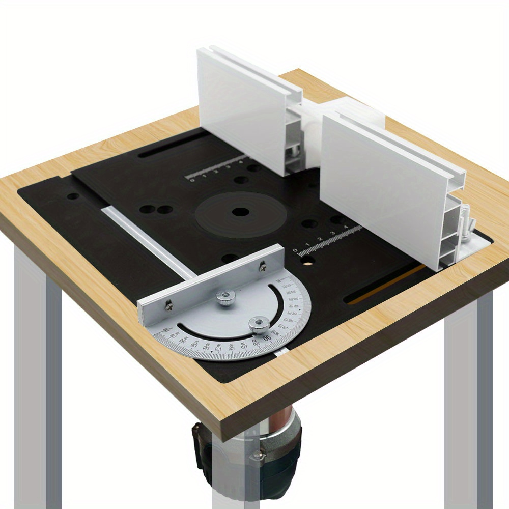 Woodworking Router - Aluminiowa płytka do frezarki biurkowej, frezarka