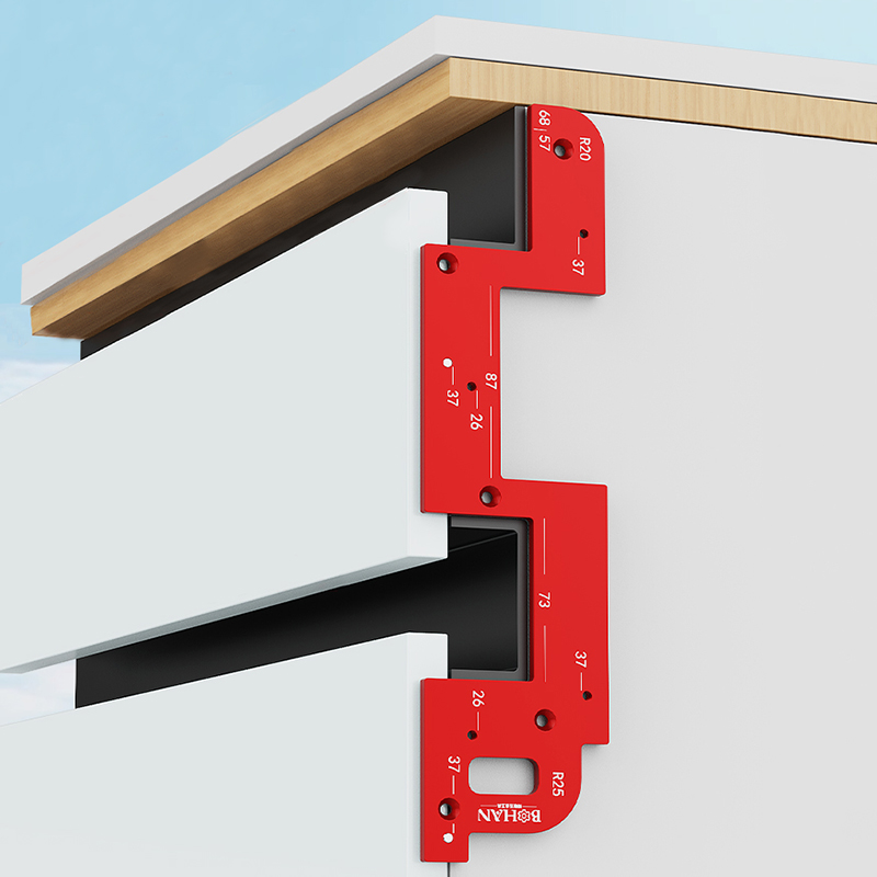 Woodworking Project Plans - Niewidoczny wbudowany szablon do dłutowania uchwytów,
