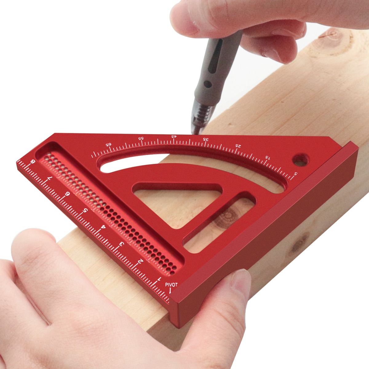 Woodworking For Engineers - Linijka miernicza z wieloma kątami, kwadratowy