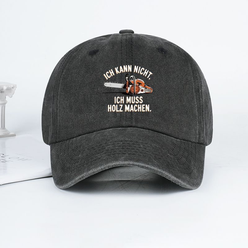 Czapka baseballowa z nadrukiem – Woodworking Quote recenzja i cena