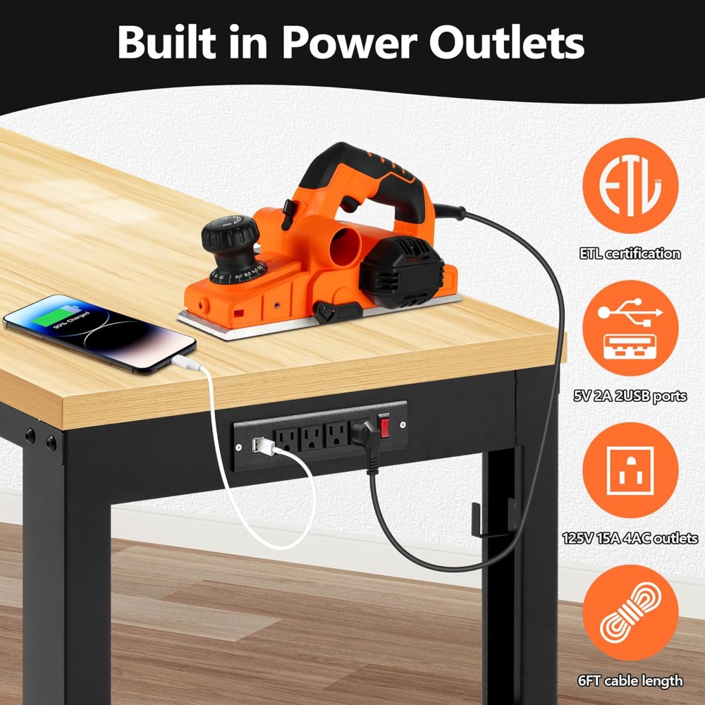 Regulowany stół warsztatowy, w – Woodworking Work Table recenzja i cena