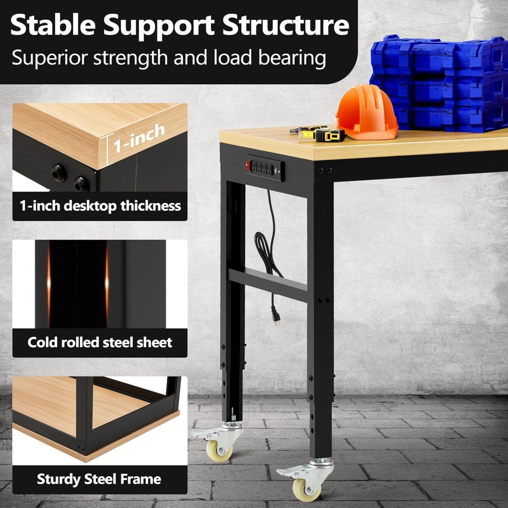 Regulowany stół warsztatowy, w – Woodworking Work Table recenzja i cena