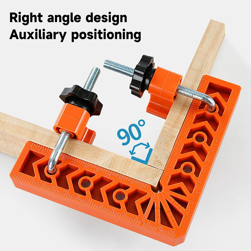 3/4/6/8 cala 90 °   Zaciski ką – Woodworking Right Angle Clamp recenzja i cena