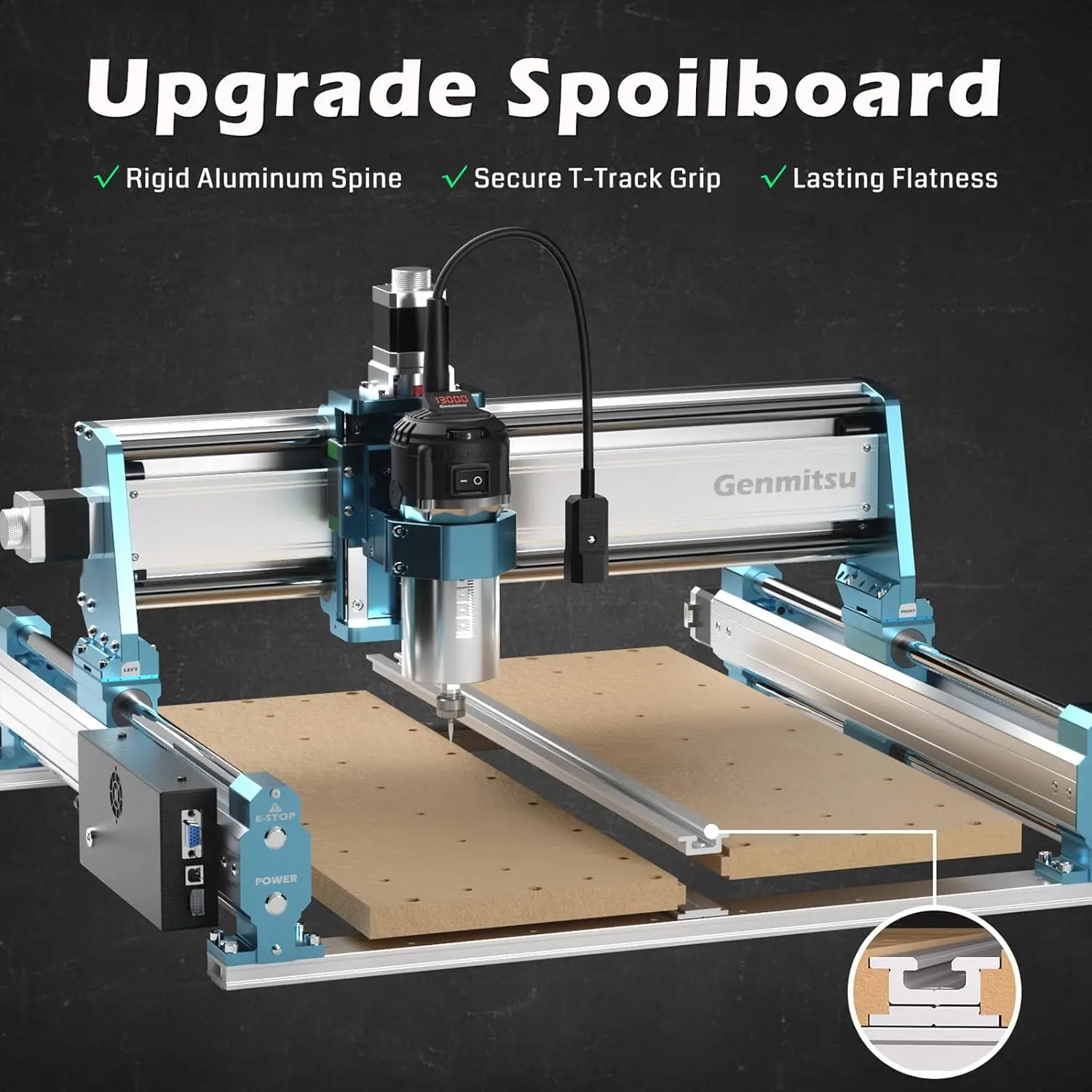 Frezarka CNC SainSmart Genmits – Woodworking Router recenzja i cena