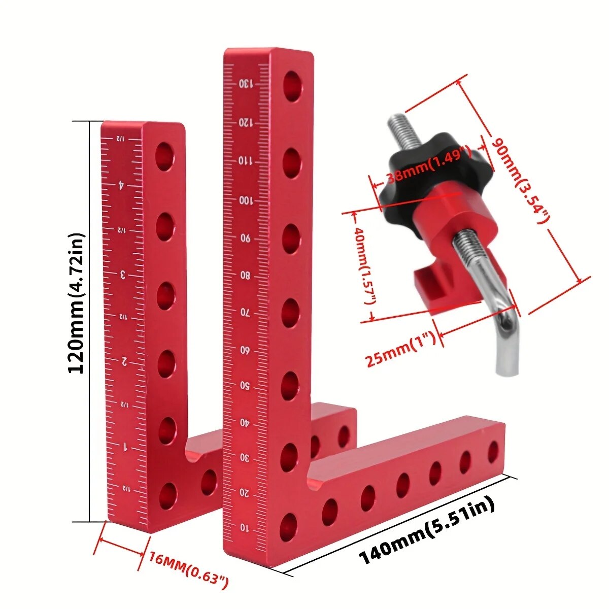 1 Zestaw Kątowników Pozycjonuj – Woodworking Right Angle Clamp recenzja i cena