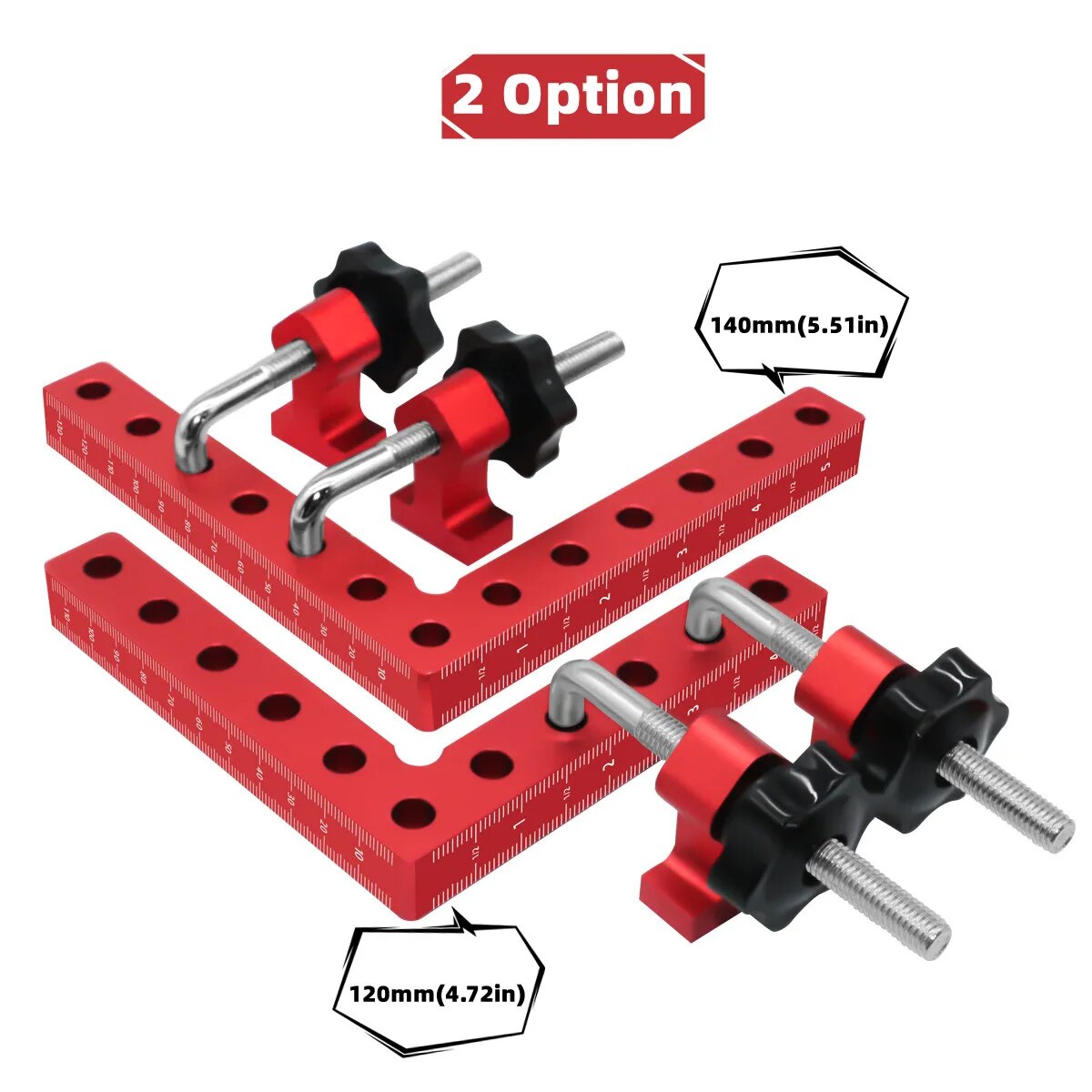 Zacisk narożny 120/140 mm pod  – Woodworking Right Angle Clamp recenzja i cena