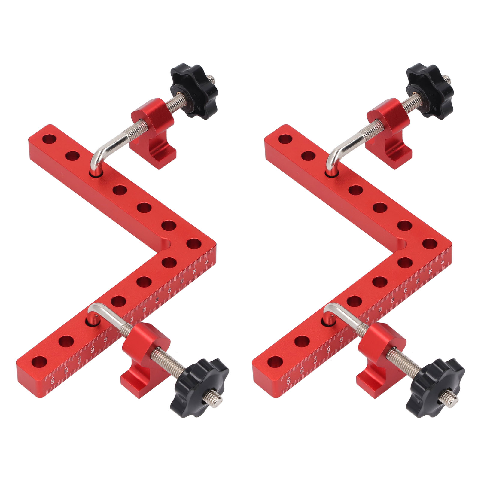 2 zestawy kątowników pozycjonu – Woodworking Right Angle Clamp recenzja i cena