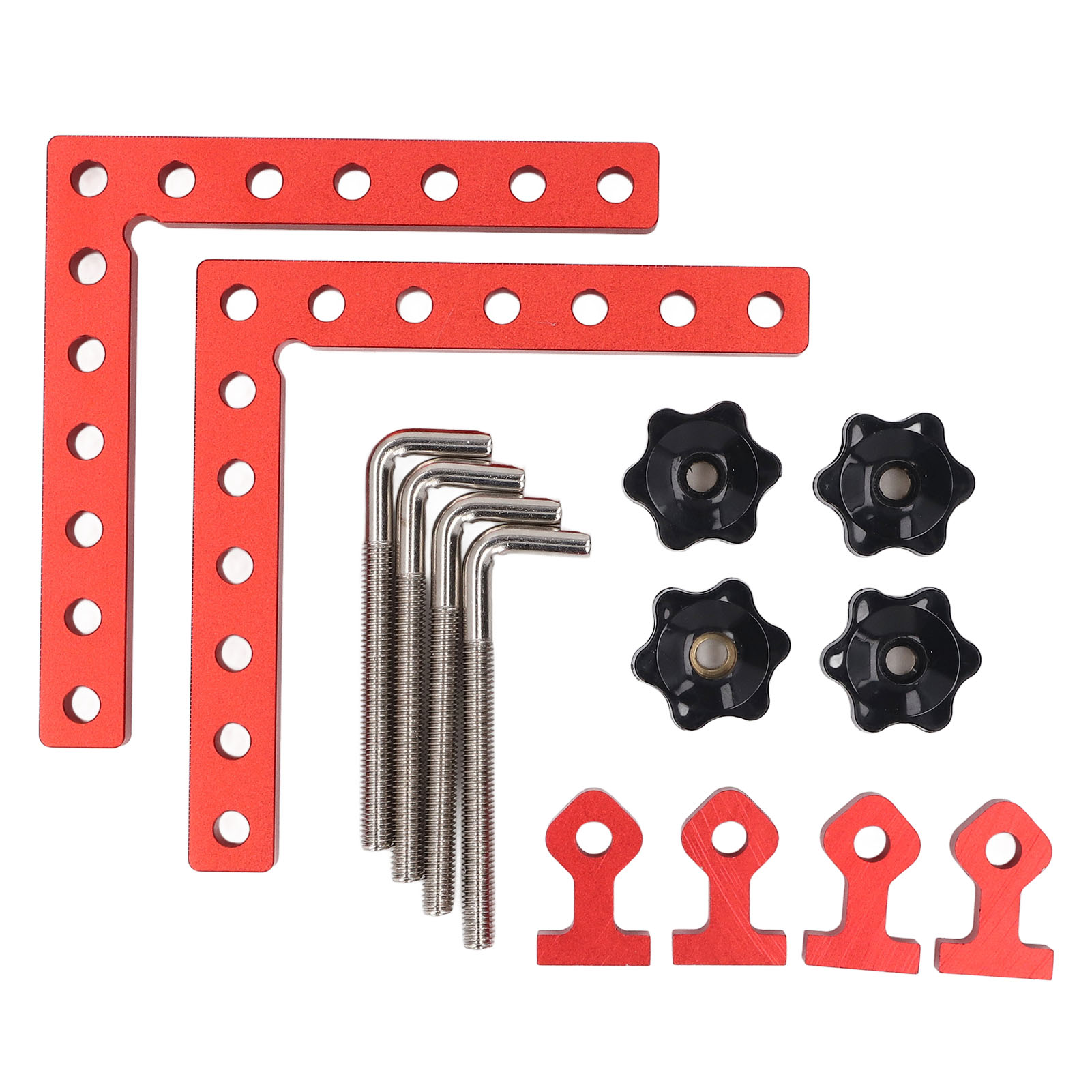 2 zestawy kątowników pozycjonu – Woodworking Right Angle Clamp recenzja i cena