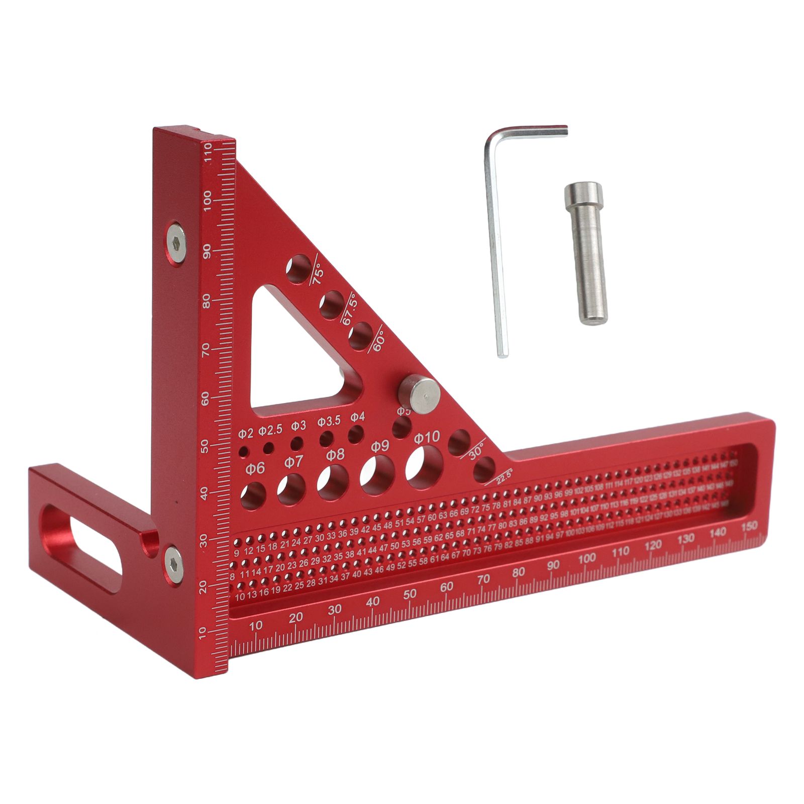 Czerwony kątownik stolarski 3D – Woodworking For Engineers recenzja i cena