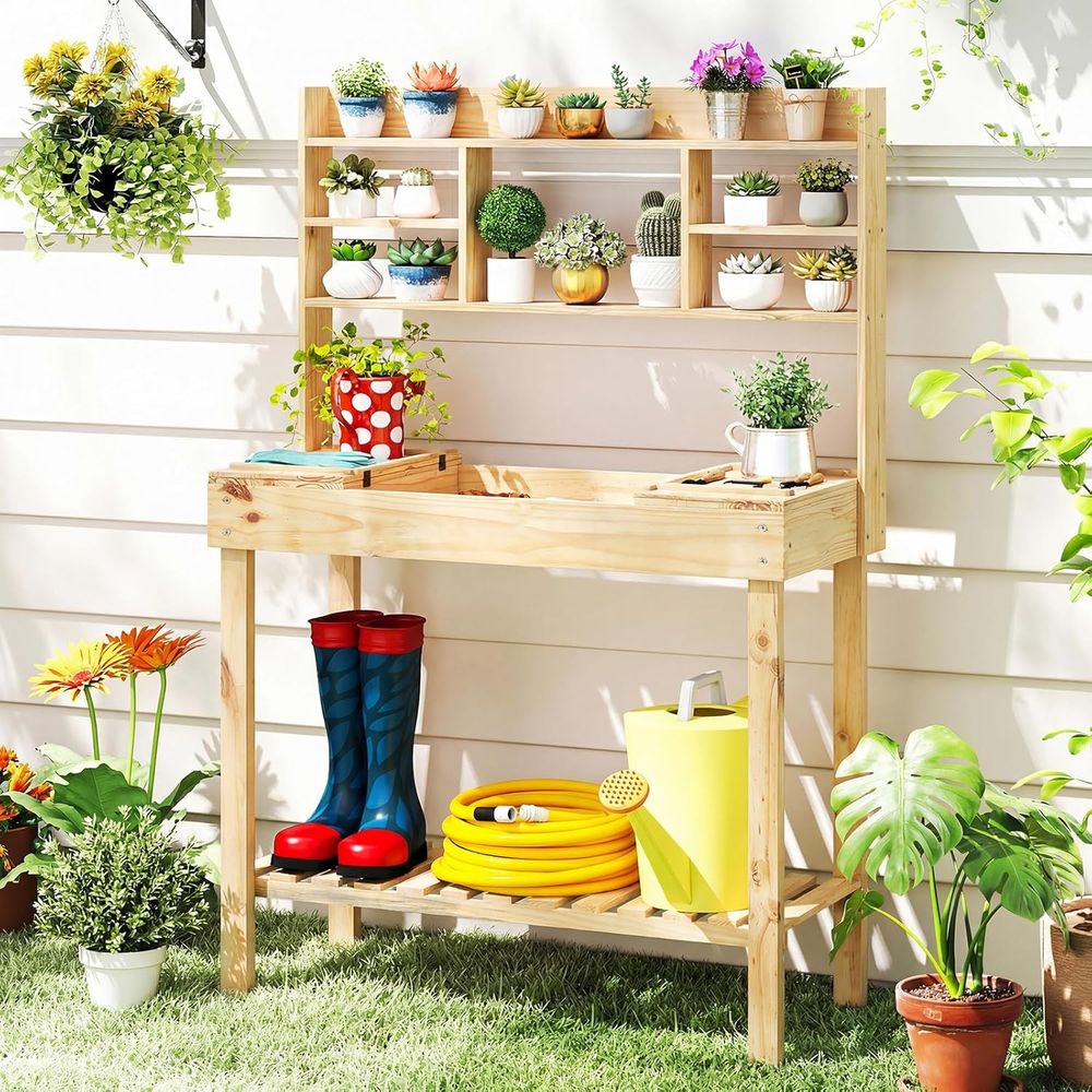 Stół ogrodowy do prac ogrodnic – Woodworking Work Table recenzja i cena