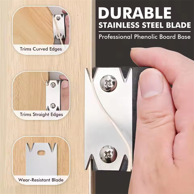 1szt Metalowy trymer do okleja – Woodworking Edge Corner Planer recenzja i cena
