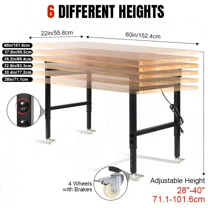 Nowość: Regulowany stół robocz – Woodworking Work Table recenzja i cena