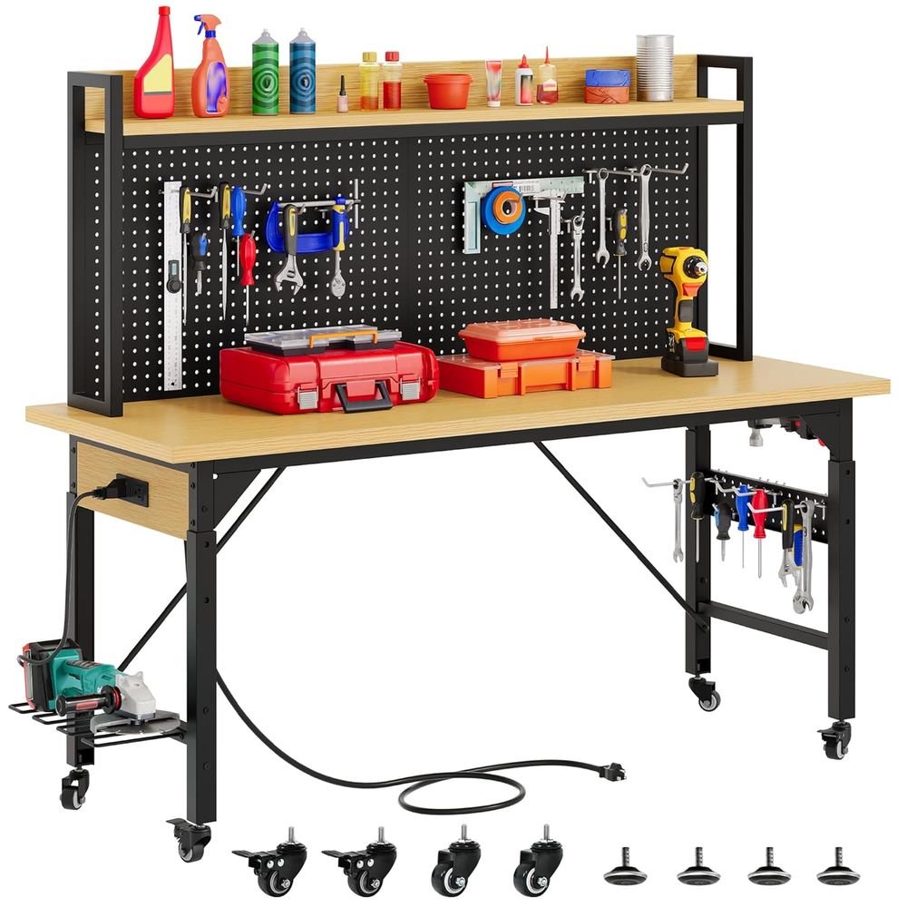 Stół warsztatowy o dużej wytrz – Woodworking Work Table recenzja i cena