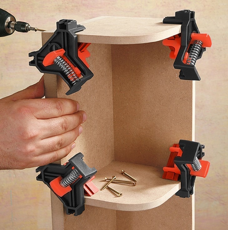 2/4 szt. Zacisk kątowy do moco – Woodworking Right Angle Clamp recenzja i cena
